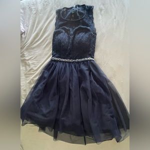 Navy blue formal dress